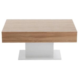 Fmd Salontafel Antiek-Eikenkleurig En Wit