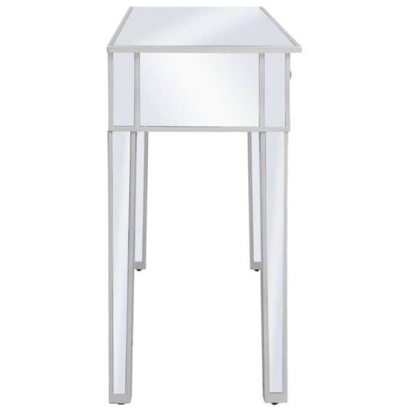 Wandtafel Gespiegeld 106,5X38X76,5 Cm Mdf En Glas