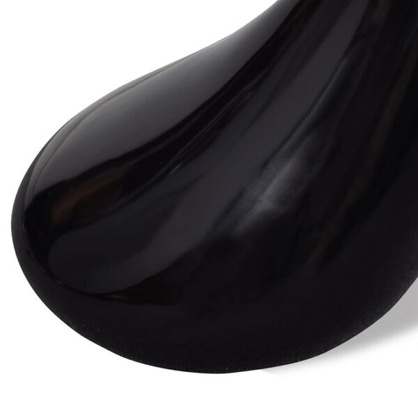 Salontafel Met Rond Glazen Tafelblad Hoogglans