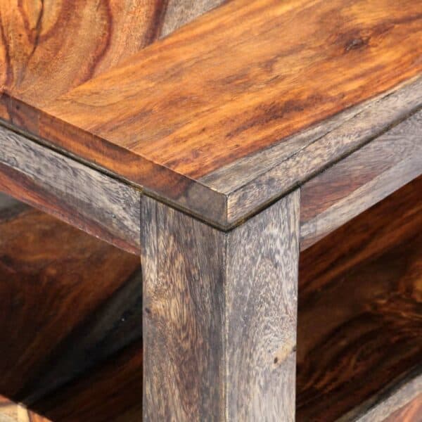 Salontafel 100X50X40 Cm Massief Sheeshamhout Grijs