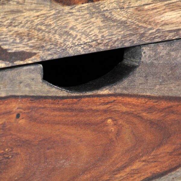 Salontafel 100X50X40 Cm Massief Sheeshamhout Grijs