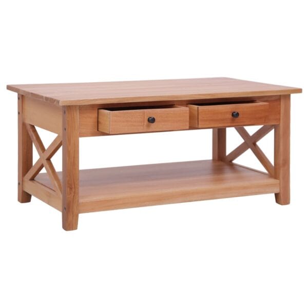 Salontafel 100X55X46 Cm Massief Mahoniehout