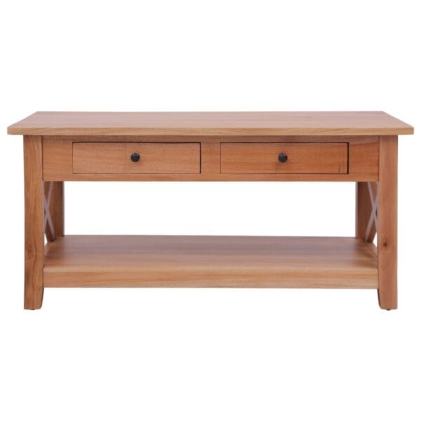 Salontafel 100X55X46 Cm Massief Mahoniehout