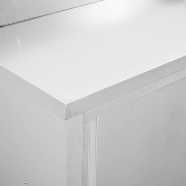 Werktafel Met Schuifdeuren Roestvrij Staal