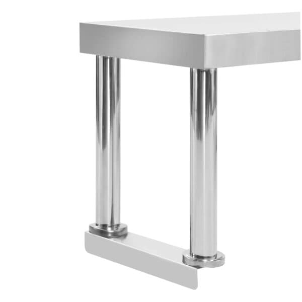 Keukenwerktafel Met Bovenschap 120X60X120 Cm Roestvrij Staal