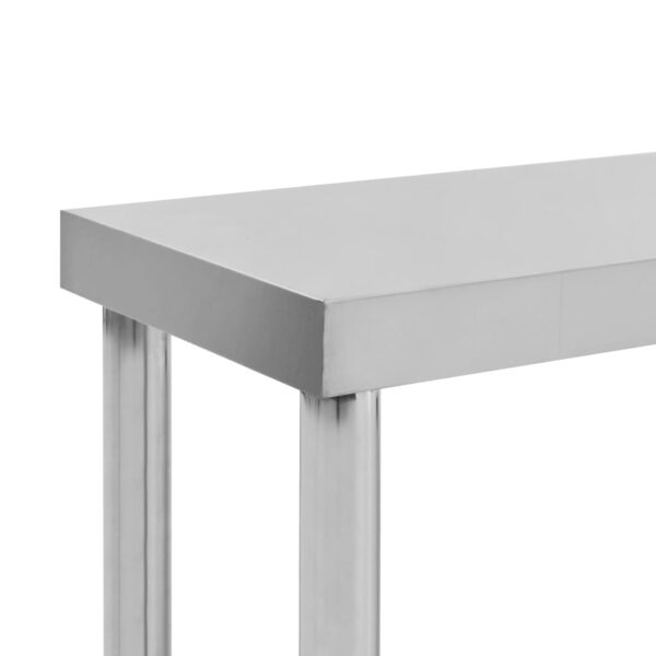 Keukenwerktafel Met Bovenschap 120X60X120 Cm Roestvrij Staal