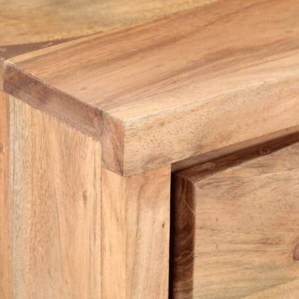 Wandtafel Met Natuurlijke Rand 100X35X76 Cm Massief Acaciahout