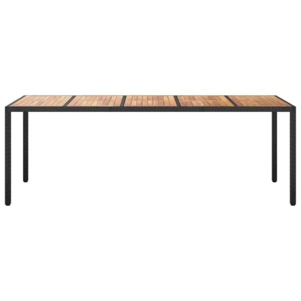 Tuintafel 250X100X75 Cm Poly Rattan
