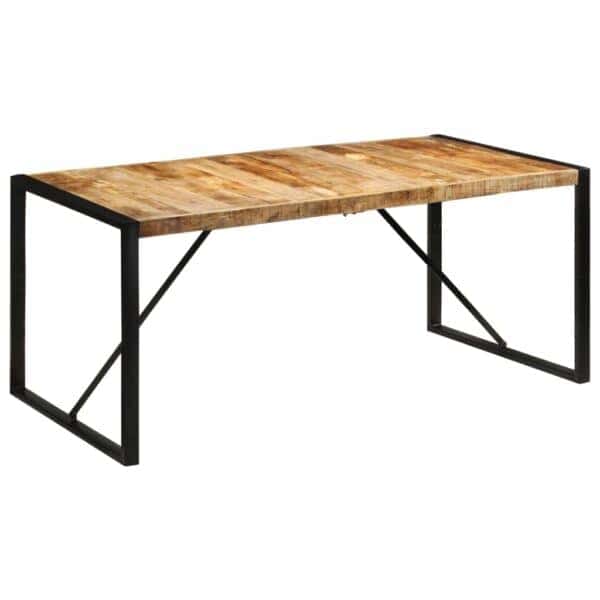 Eettafel 175X90X76 Cm Massief Ruw Mangohout