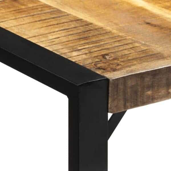 Eettafel 175X90X76 Cm Massief Ruw Mangohout