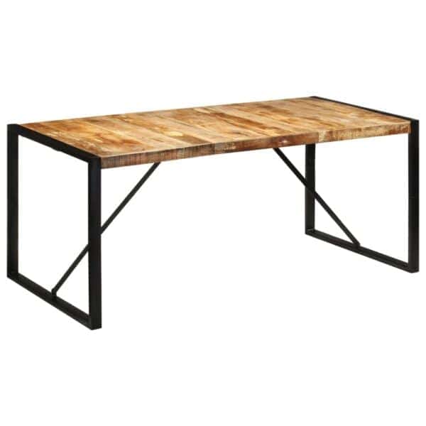 Eettafel 175X90X76 Cm Massief Ruw Mangohout
