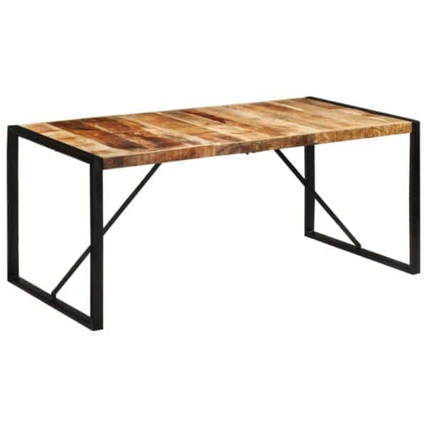 Eettafel 175X90X76 Cm Massief Ruw Mangohout