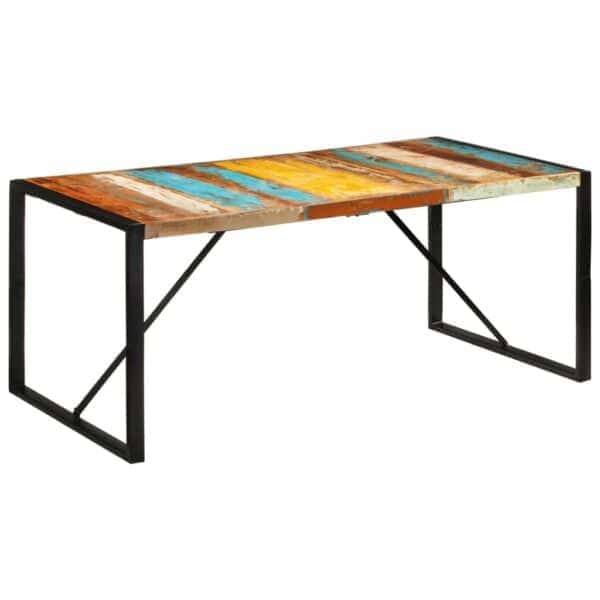 Eettafel 175X90X76 Cm Massief Ruw Mangohout