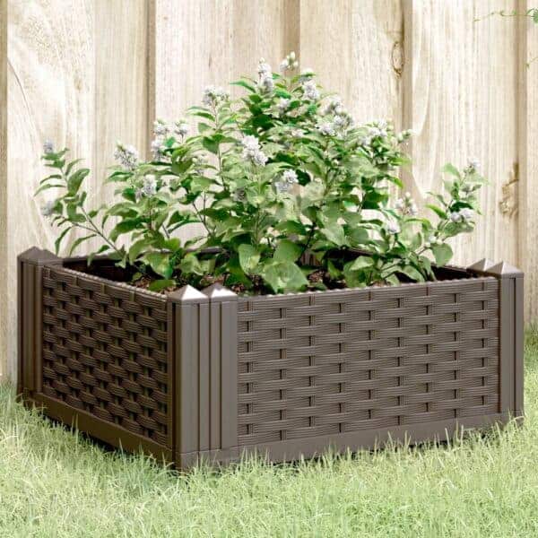 Plantenbak Met Pinnen Polypropeen Grijs