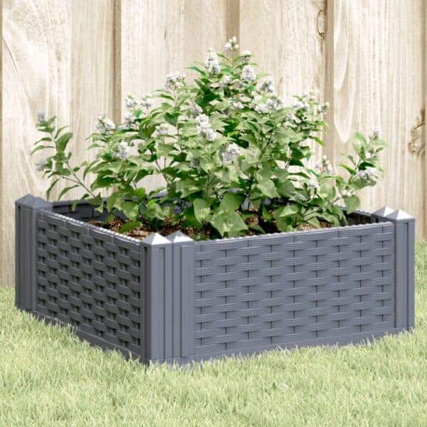 Plantenbak Met Pinnen Polypropeen Grijs