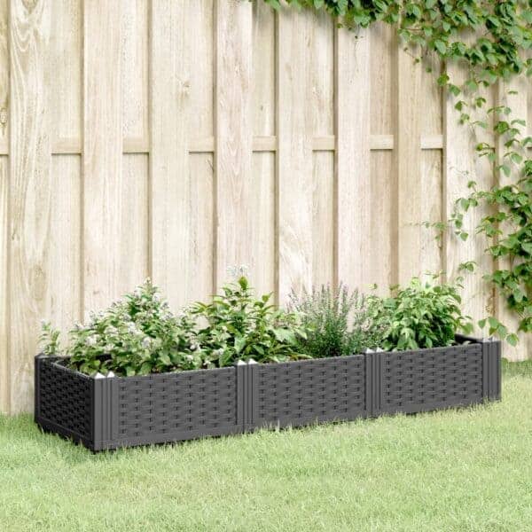 Plantenbak Met Pinnen Polypropeen Grijs