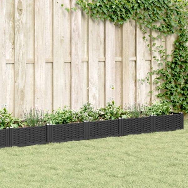 Plantenbak Met Pinnen Polypropeen Grijs