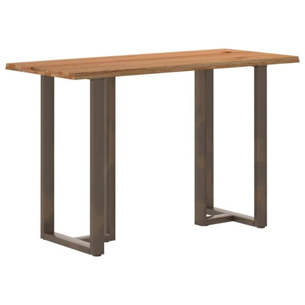 Eettafel Rechthoekig Massief Eikenhout Lichtbruin