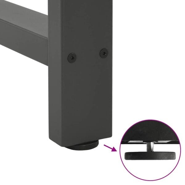 Eettafel Rechthoekig Massief Eikenhout Lichtbruin