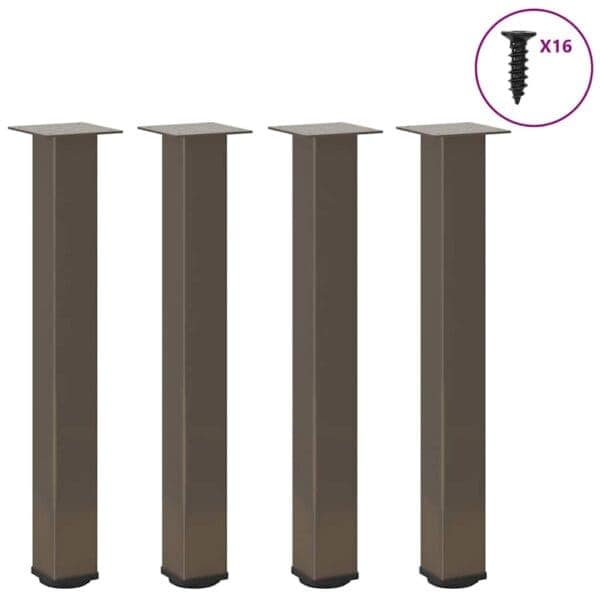 Eettafel Rechthoekig 220X80X74 Cm Massief Eikenhout Lichtbruin Natural Steel