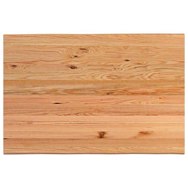 Eettafel Rechthoekig Massief Eikenhout Lichtbruin