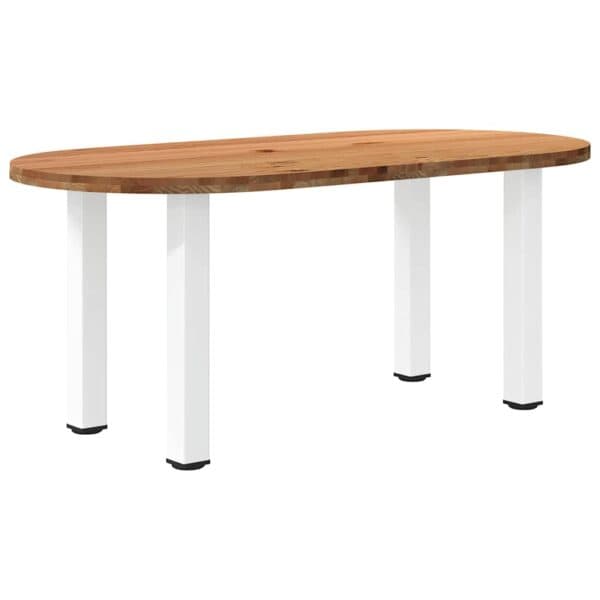 Eettafel Ovaal Massief Eikenhout Lichtbruin