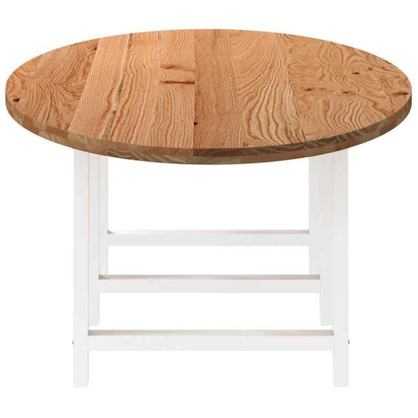 Eettafel Ovaal Massief Eikenhout Lichtbruin