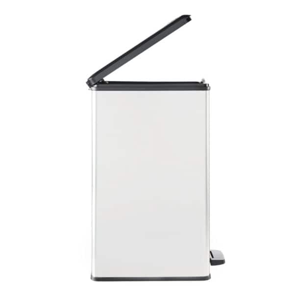 Curver Pedaalemmer Deco Smal Zilverkleurig
