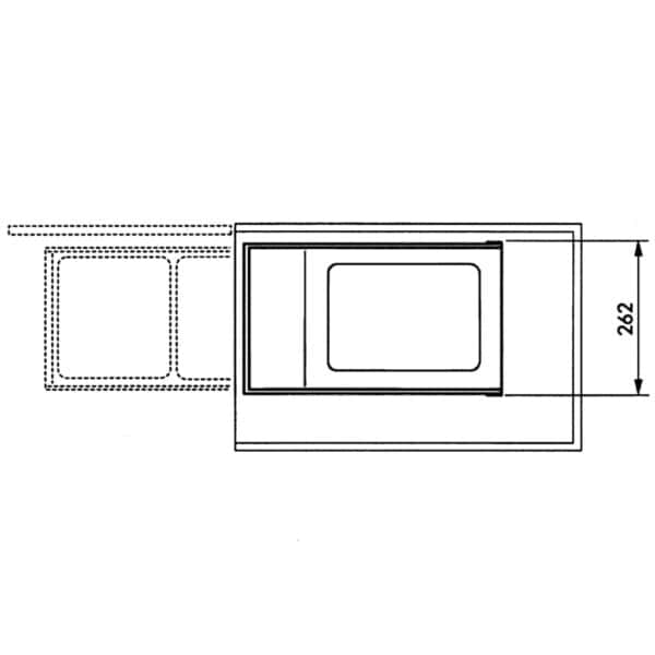 Hailo Inbouw Afvalemmer Multi-Box Duo Maat L 2X14 L Crème 3659-001