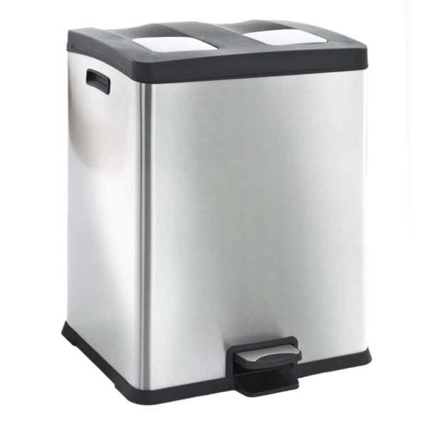 Eko Pedaalemmer Rejoice 2X30 L Matzilverkleurig