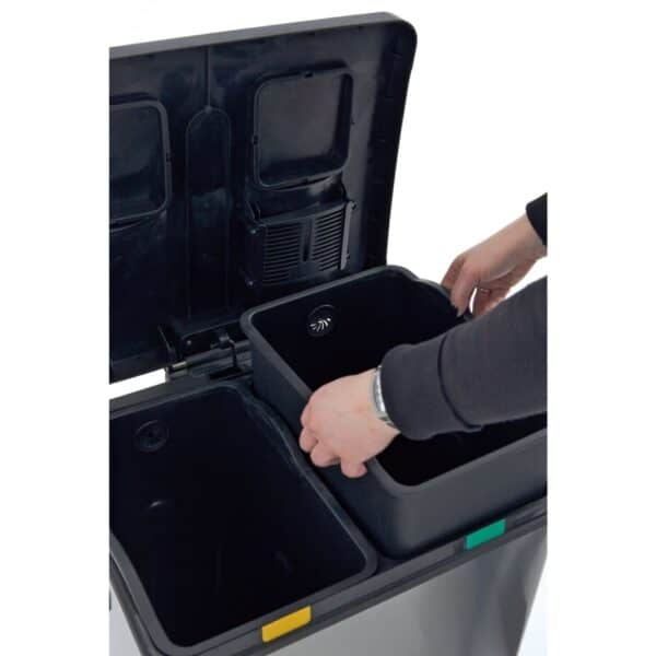 Eko Pedaalemmer Rejoice 2X30 L Matzilverkleurig