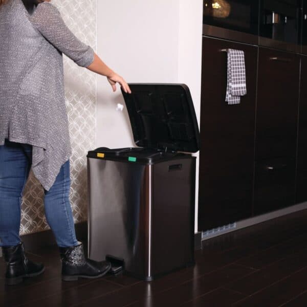 Eko Pedaalemmer Rejoice 2X30 L Matzilverkleurig
