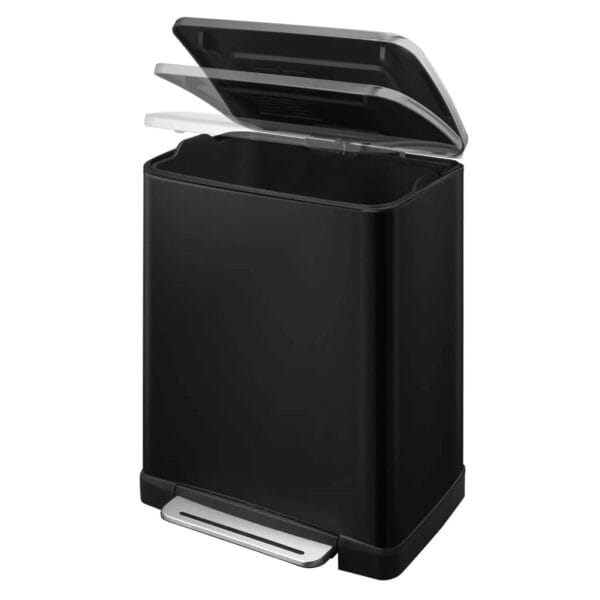 Eko Pedaalemmer E-Cube 50 L Matzwart