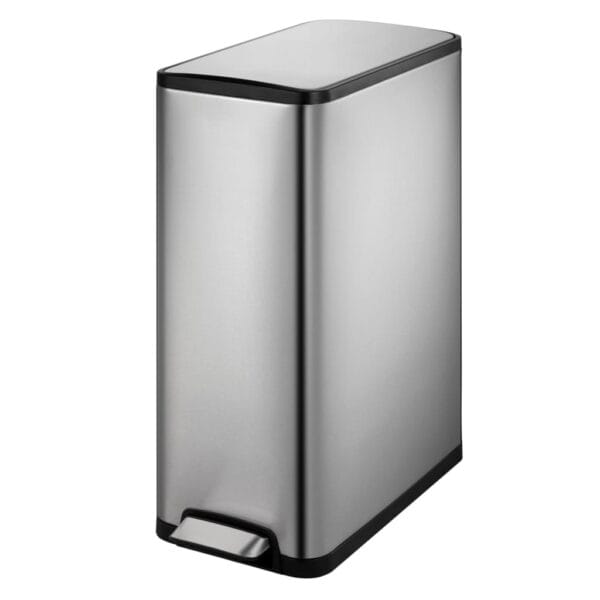 Eko Pedaalemmer Ecoslim 2X20 L Matzilverkleurig