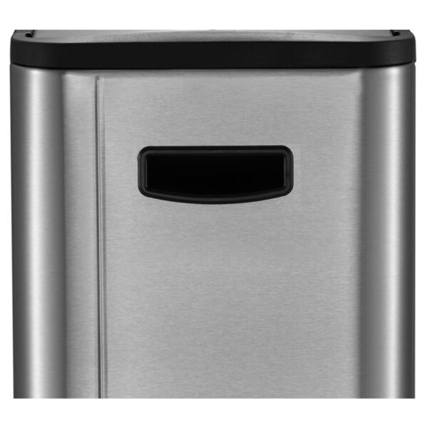 Eko Pedaalemmer Ecoslim 2X20 L Matzilverkleurig