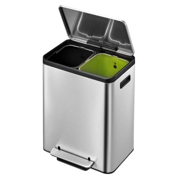 Eko Pedaalemmer Ecocasa Matzilverkleurig