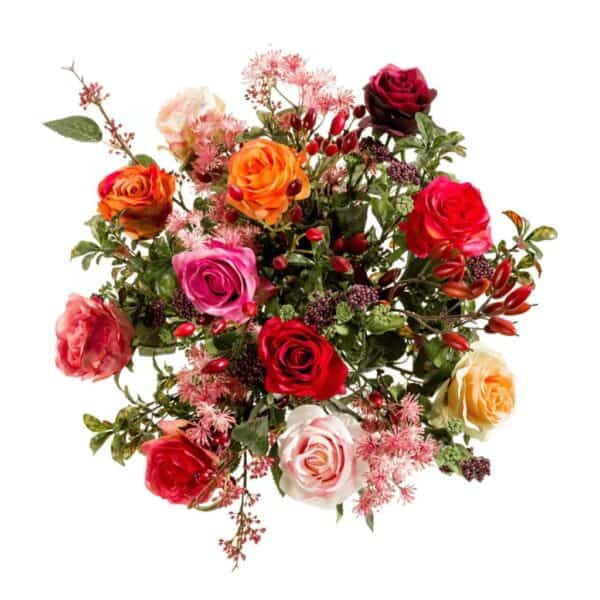 Emerald Kunstboeket Flame Roses