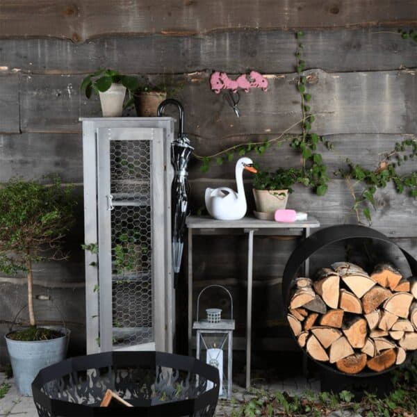 Esschert Design Haardhoutopslag Rond Ff282