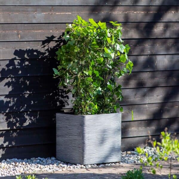 Capi Plantenbak Nature Rib Vierkant