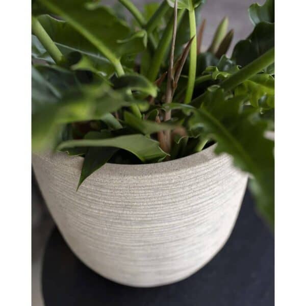 Capi Plantenbak Waste Rib Terrazzo Beige 43X41 Cm