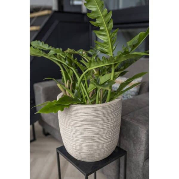 Capi Plantenbak Waste Rib Terrazzo Beige 43X41 Cm