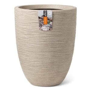 Capi Plantenbak Waste Rib Elegant Laag 46 cm X 58 Cm Terrazzo Beige