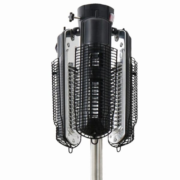 Sunred Parasolverwarming 2000 W Halogeen Zwart En Zilver Ph10 Rood