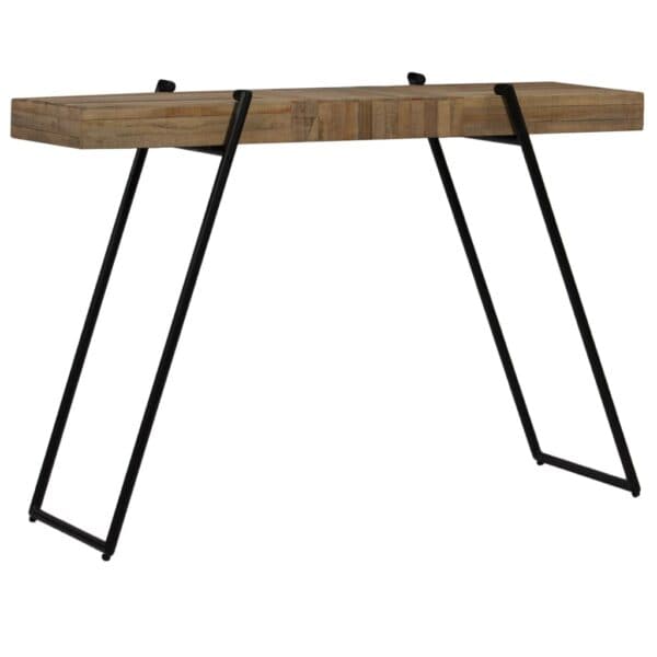 Wandtafel 120X35X81 Cm Gerecycled Teakhout
