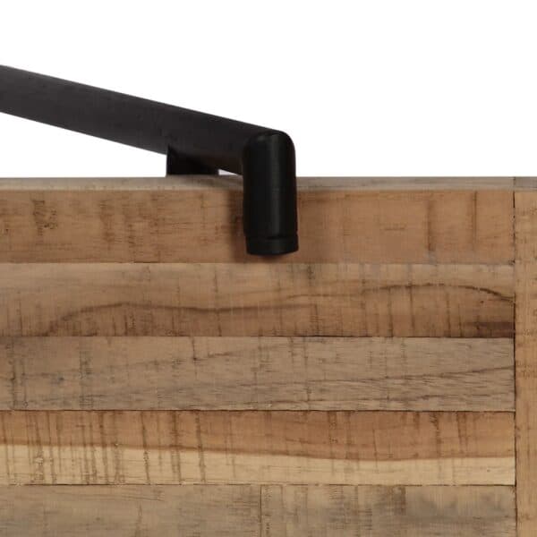 Wandtafel 120X35X81 Cm Gerecycled Teakhout