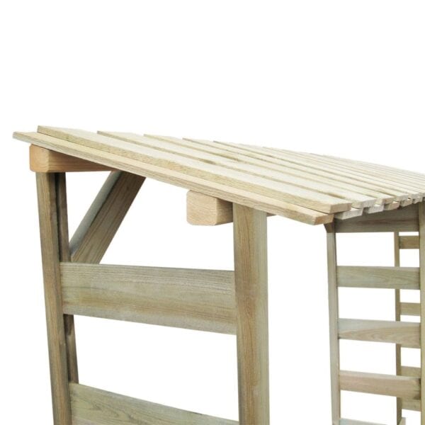Haardhoutopslag 300X44X176 Cm Geïmpregneerd Grenenhout
