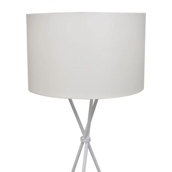 Vloerlamp Inclusief Lampenkap 139 Cm Wit