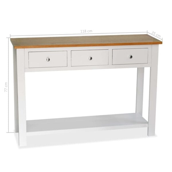 Wandtafel Massief Eikenhout