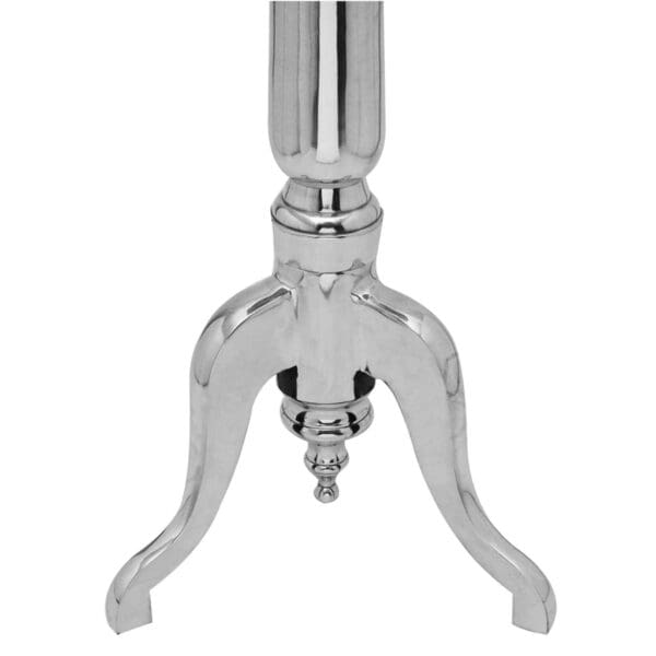 Bijzettafel Rond Aluminium Zilver