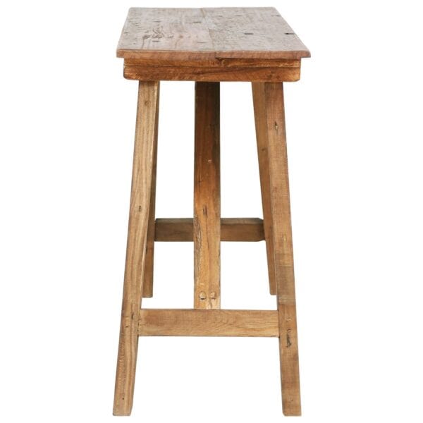 Wandtafel 130X40X80 Cm Gemengd Gerecycled Hout